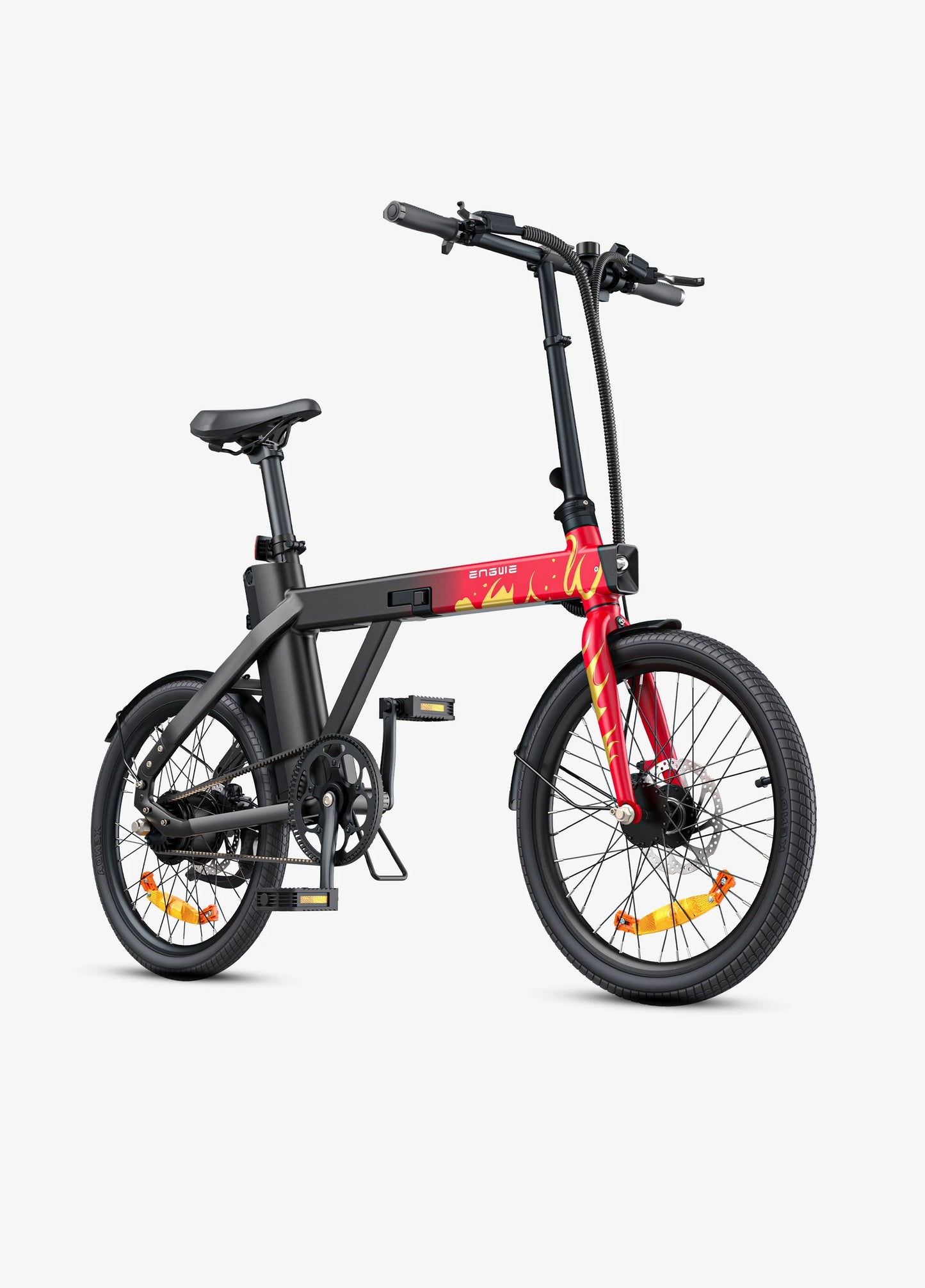 Klapp E-Bike mit Riemen