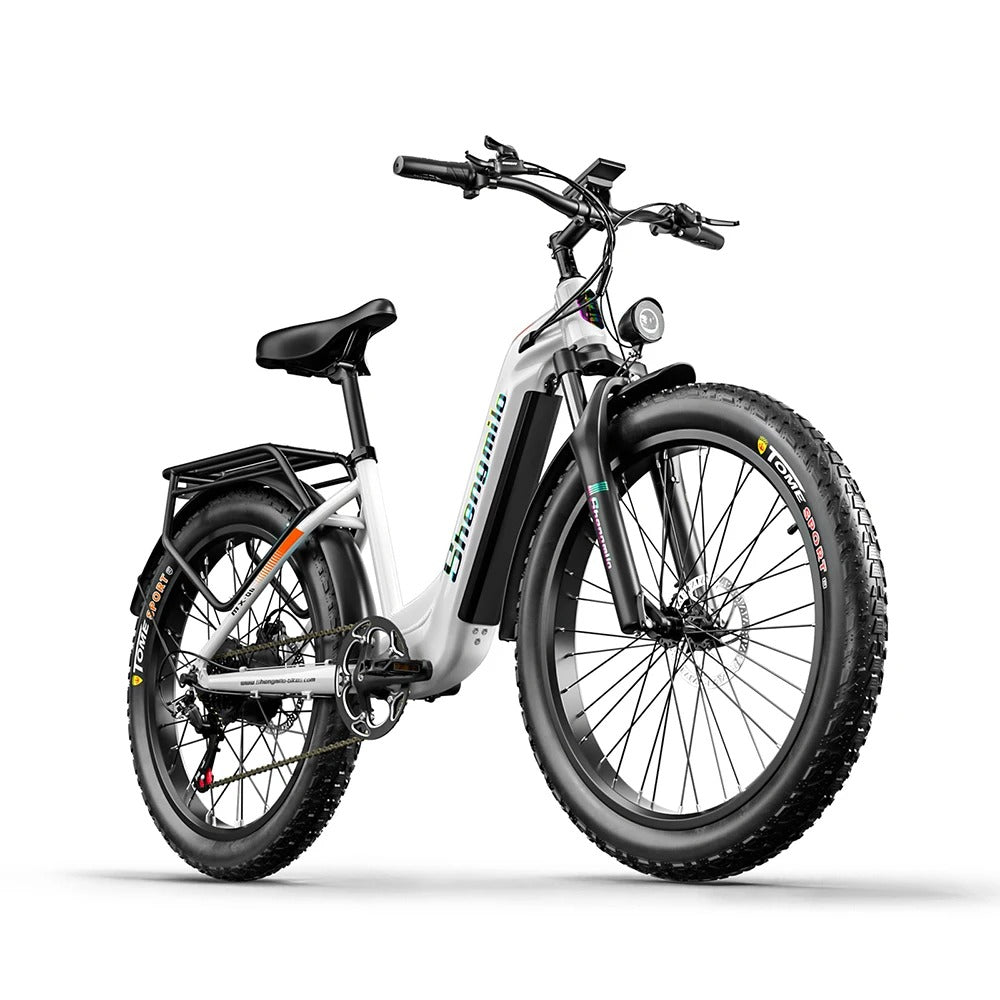 Damen E-Bike mit Vorderradfederung