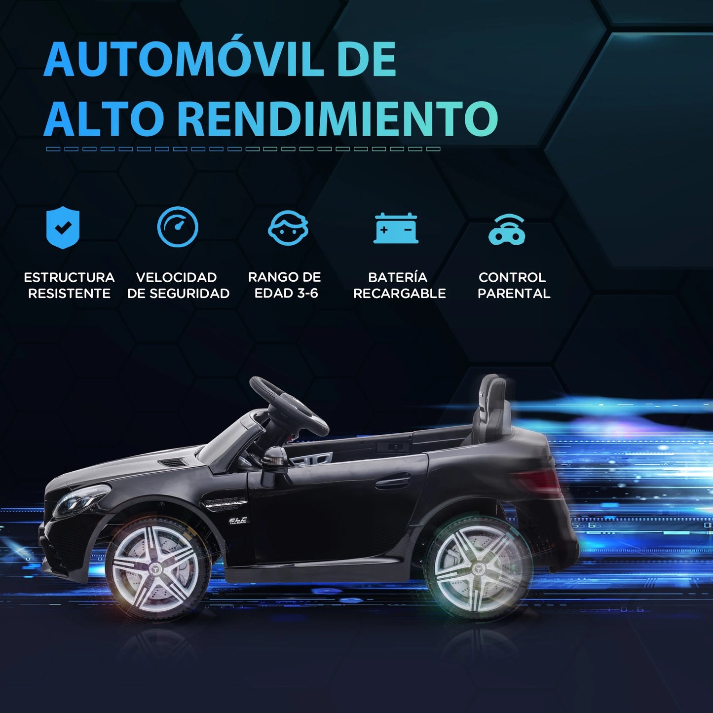Kinder E-Auto Mercedes SLC 300