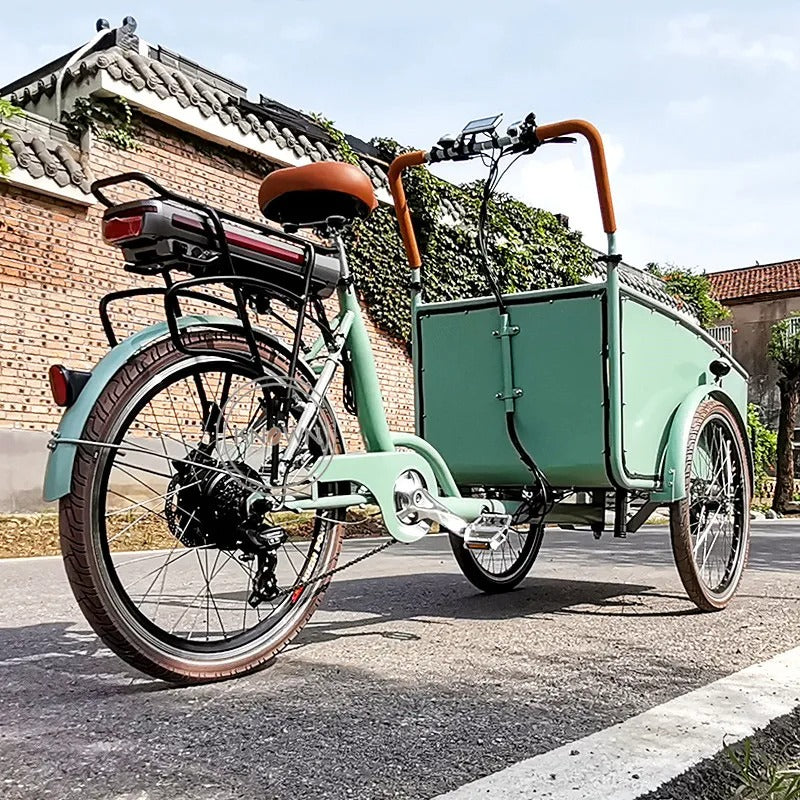 E-Lastenrad mit 3 Rädern