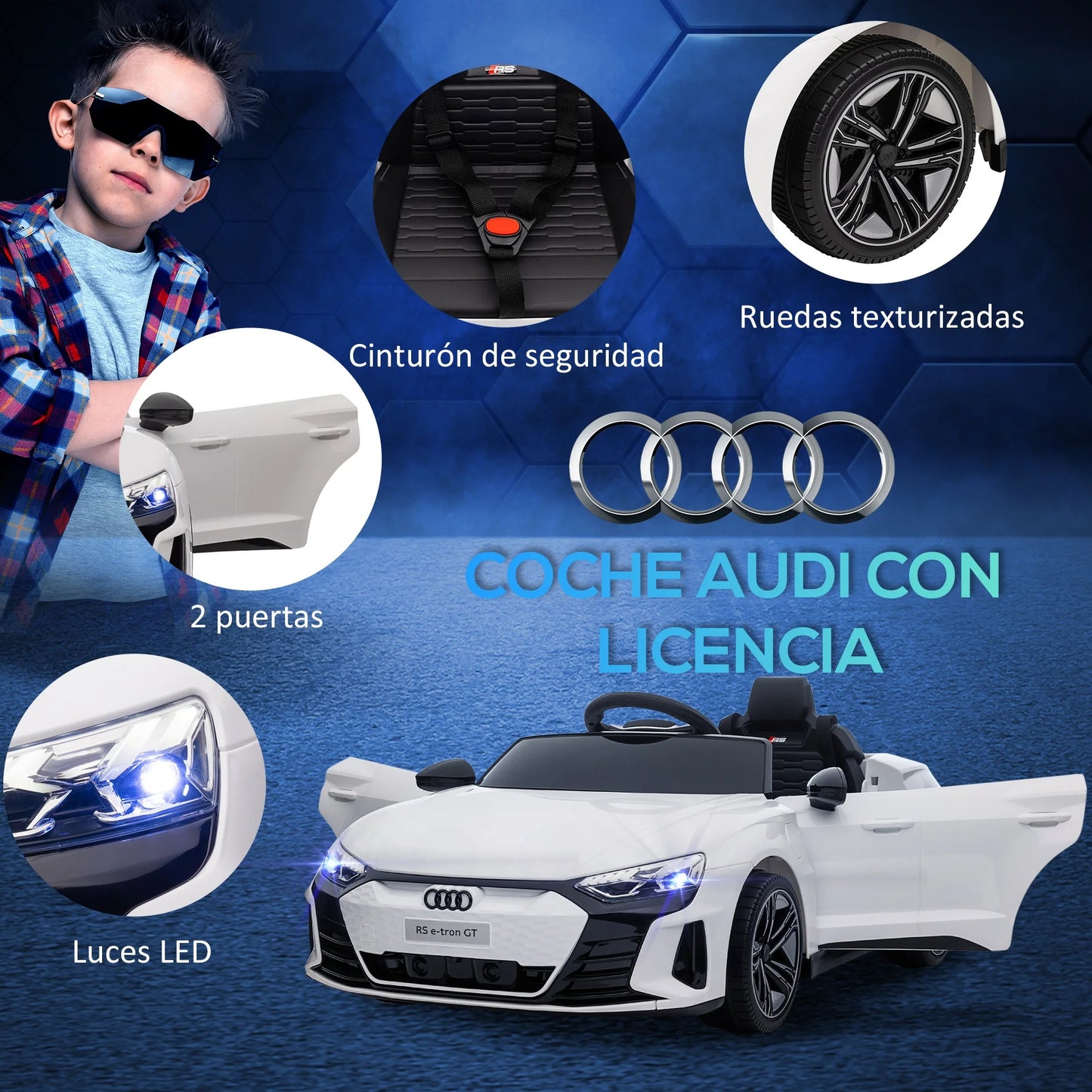 Kinder E-Auto Audi RS E-Tron Gt