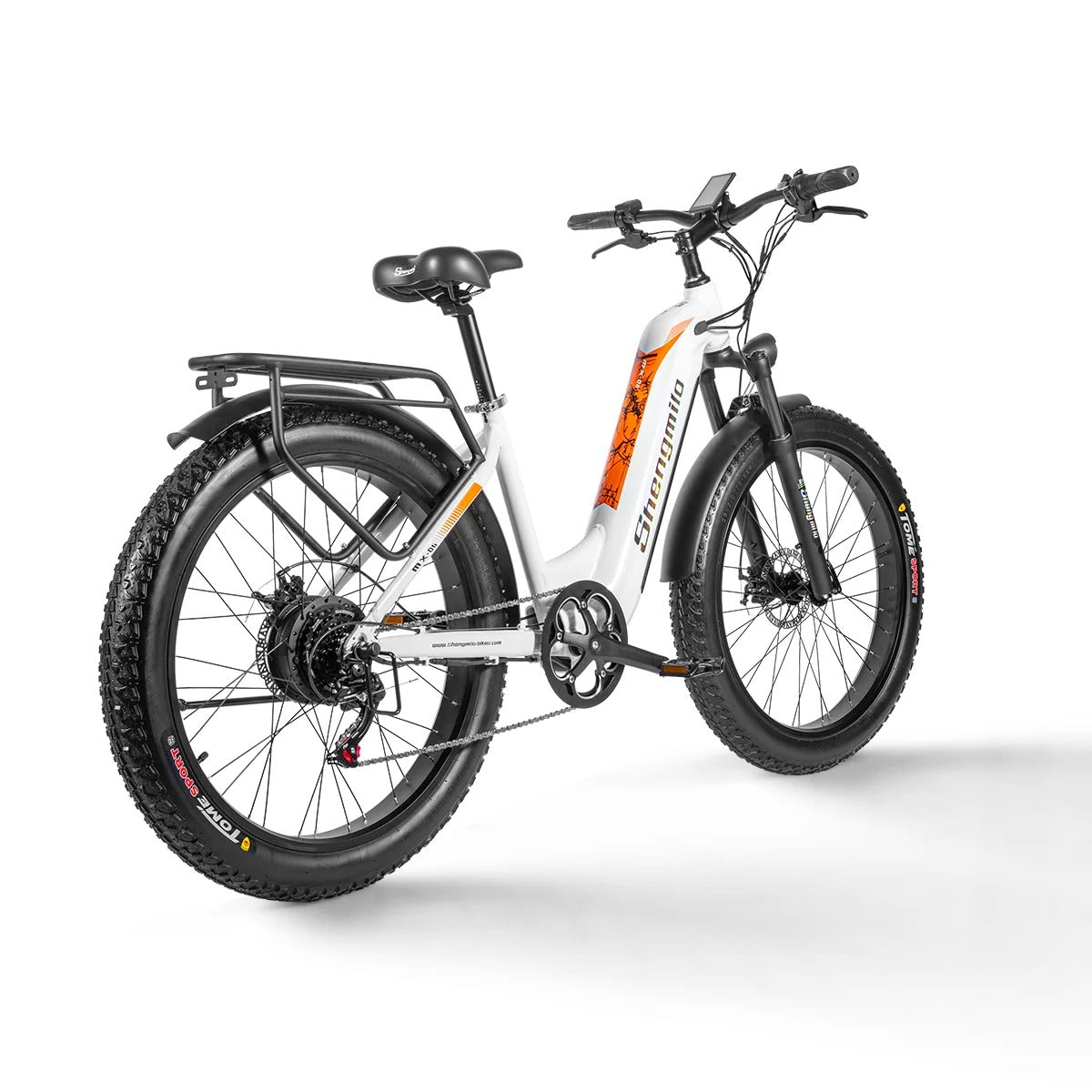 Damen Ebike mit Vorderradfederung